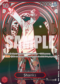 Shanks (OP09-004) (V.2) OP13 Special Rare Near Mint Englisch