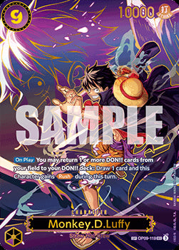 Monkey.D.Luffy (OP09-119) OP13 Special Rare Excellent Englisch