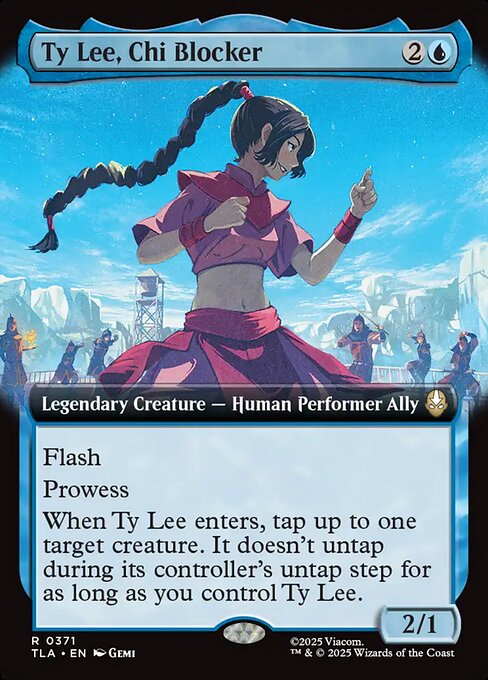 Ty Lee, Chi Blocker XTLA-371 Rare Excellent Englisch Foil