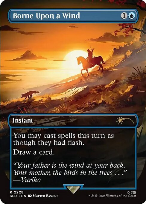 Borne Upon a Wind SLDPS-2228 Rare Near Mint Englisch Foil