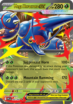 Mega Skaraborn ex PFL-004 Double Rare Near Mint Deutsch