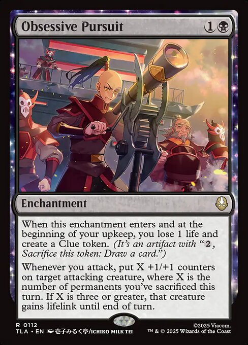 Obsessive Pursuit TLA-112 Rare Near Mint Englisch Foil