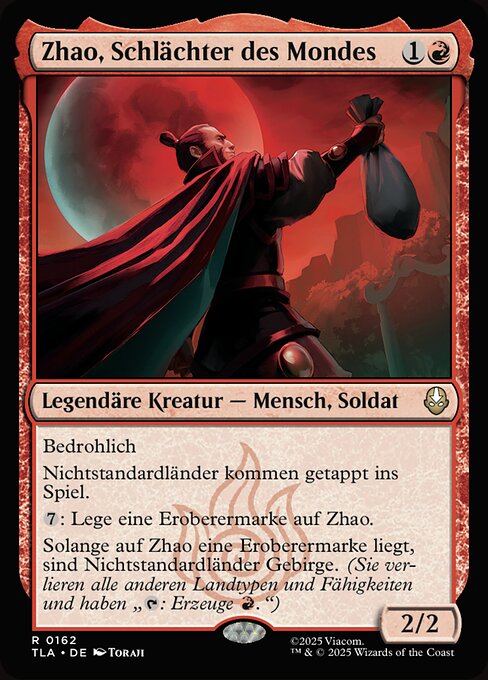 Zhao, Schlächter des Mondes TLA-162 Rare Near Mint Deutsch