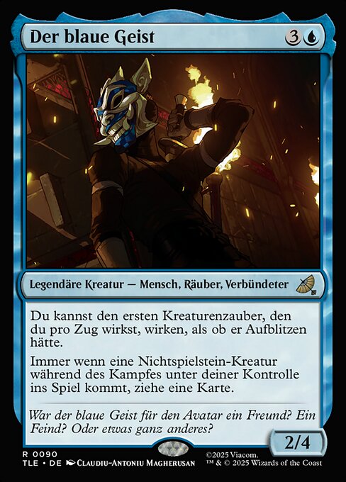 Der blaue Geist (V.1) TLE-90 Rare Near Mint Deutsch