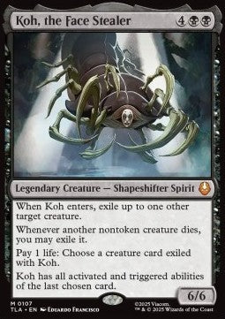 Koh, the Face Stealer TLA-107 Mythic Near Mint Englisch