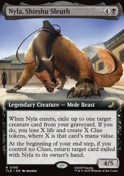 Nyla, Shirshu Sleuth TLE-190 Rare Near Mint Englisch Foil
