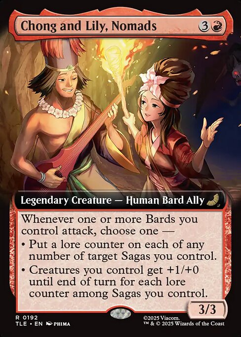 Chong and Lily, Nomads TLE-192 Rare Near Mint Englisch Foil