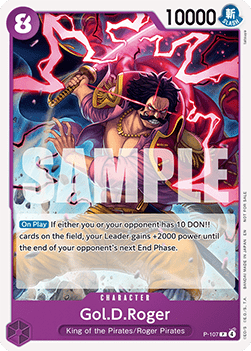 Gol.D.Roger (P-107) (V.1) P Promo Near Mint Englisch