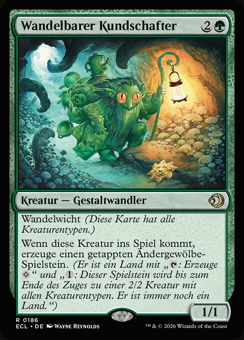 Wandelbarer Kundschafter ECL-186 Rare Near Mint Deutsch
