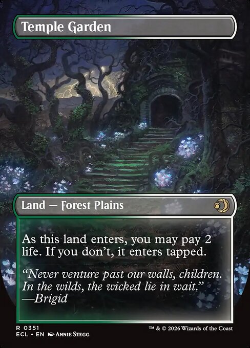 Temple Garden XECL-351 Rare Near Mint Englisch Foil