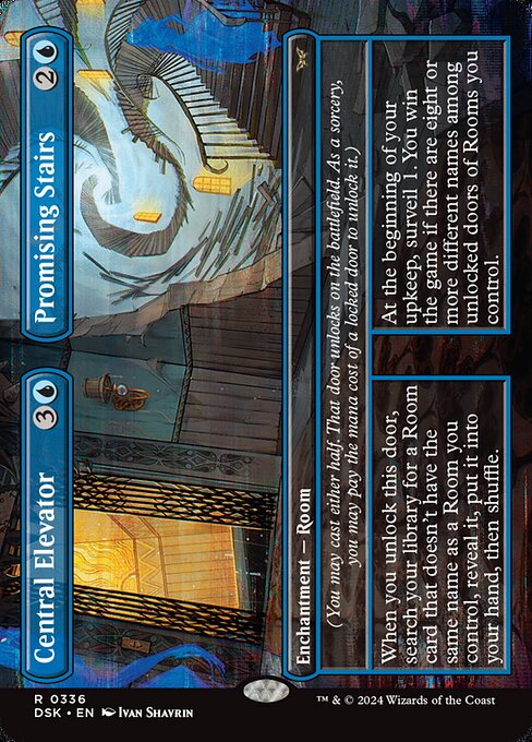 Central Elevator // Promising Stairs - Back Face