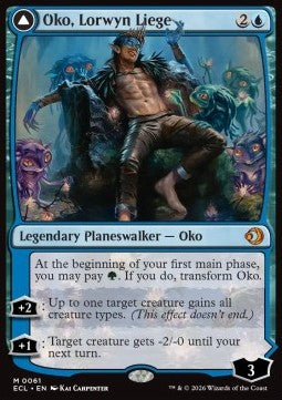 Oko, Lorwyn Liege // Oko, Shadowmoor Scion ECL-61 Mythic Near Mint Englisch Foil