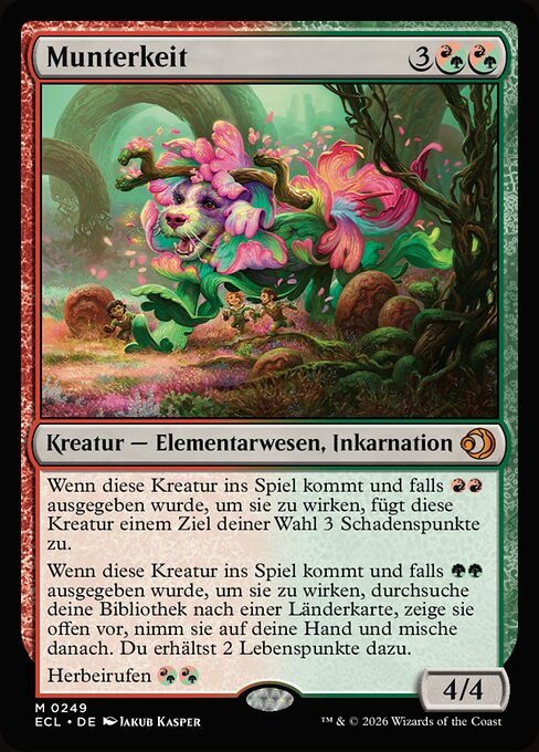 Munterkeit ECL-249 Mythic Near Mint Deutsch