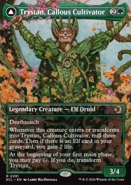 Trystan, Callous Cultivator // Trystan, Penitent Culler XECL-291 Rare Near Mint Englisch