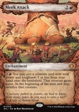 Meek Attack (V.1) XECL-319 Mythic Excellent Englisch Foil