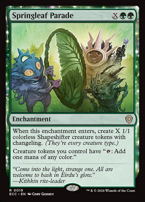 Springleaf Parade ECC-19 Rare Good Englisch