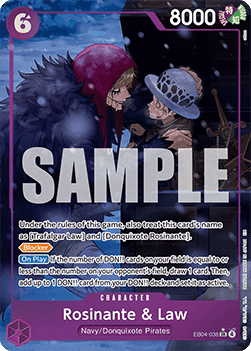 Rosinante & Law (EB04-038) (V.2) OP14 Alternate Art Near Mint Englisch