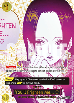 You'll Frighten Me... (OP14-118) (V.2) OP14 Alternate Art Near Mint Englisch