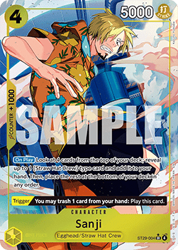 Sanji (ST29-004) (V.2) ST29 Alternate Art Near Mint Englisch