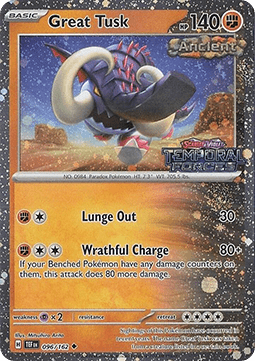 Great Tusk TEF-096 Promo Near Mint Englisch