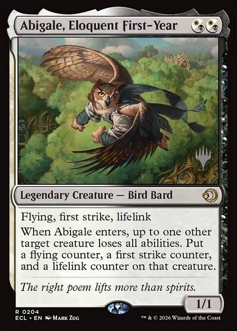 Abigale, Eloquent First-Year PECL-204 Rare Near Mint Englisch