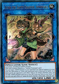 Aussa, die unerschütterliche Erdverzaubererin CH02-DE045 Ultra Rare Excellent Deutsch 1. Auflage