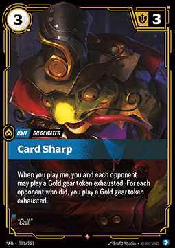 Card Sharp SFD-081 Rare Near Mint Englisch Foil