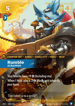 Rumble, Scrapper SFD-089 Epic Near Mint Englisch Foil