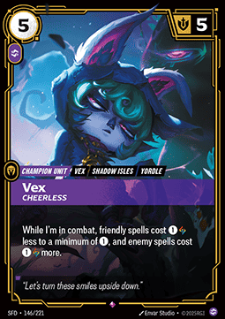Vex, Cheerless SFD-146 Rare Excellent Englisch Foil
