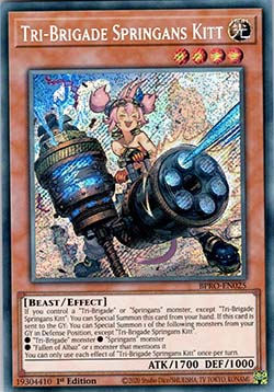 Sta-Brigade Springans Kitt (V.1) BPRO-025 Secret Rare Near Mint Deutsch 1. Auflage