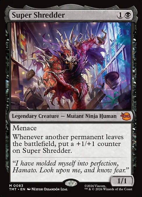 Super Shredder TMT-83 Mythic Excellent Englisch