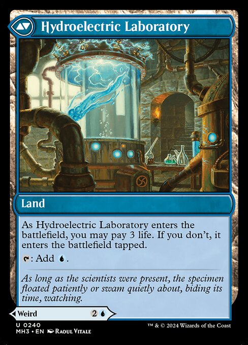 Hydroelectric Specimen // Hydroelectric Laboratory - Back Face