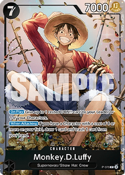Monkey.D.Luffy (P-075) (V.2) P Promo Near Mint Englisch