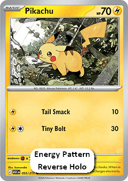 Pikachu xASC-055 Common Near Mint Deutsch Reverse Holo