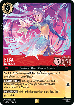 Elsa - Eiskünstlerin 11WSP-123 Legendary Near Mint Deutsch