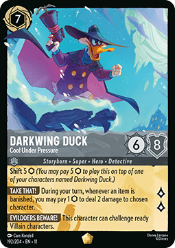 Darkwing Duck - Cool unter Druck 11WSP-192 Legendary Near Mint Deutsch
