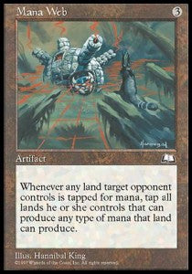 Mana Web WTH- Rare Light Played Englisch