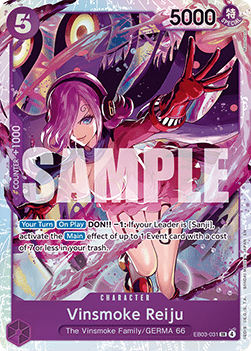 Vinsmoke Reiju (EB03-031) (V.1) EB03 Super Rare Good Englisch