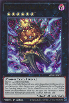 Pumpking, großer Geisterkönig (V.1) MZMU-005 Ultra Rare Excellent Deutsch 1. Auflage