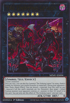 The Undying Legion MZMU-006 Ultra Rare Near Mint Englisch 1. Auflage