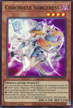 Chronikzauberin (V.1) MZMU-032 Super Rare Excellent Deutsch 1. Auflage