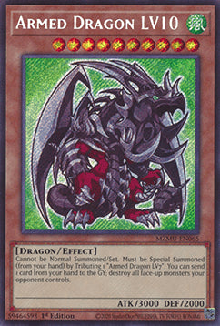 Bewaffneter Drache LV10 MZMU-065 Secret Rare Excellent Deutsch 1. Auflage