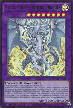 Albion der Heiligfeuer-Drache MZMU-101 Ultra Rare Excellent Deutsch 1. Auflage