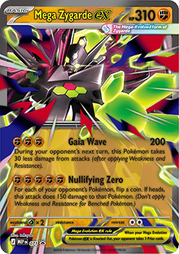 Mega Zygarde ex MEP-071 Promo Near Mint Deutsch