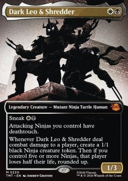 Dark Leo & Shredder (V.1) XTMT-220 Mythic Near Mint Englisch Foil