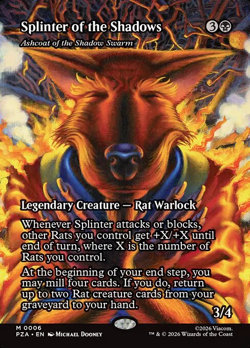 Ashcoat of the Shadow Swarm PZA-6 Mythic Near Mint Englisch