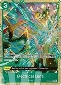 Electrical Luna (OP08-036) (V.1) UP Rare Near Mint Englisch