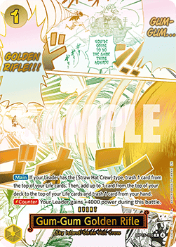 Gum-Gum Golden Rifle (OP15-116) (V.2) OP15 Alternate Art Near Mint Englisch