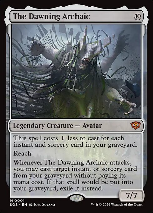 The Dawning Archaic SOS-1 Mythic Near Mint Englisch Foil