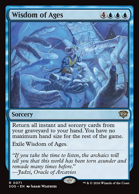 Wisdom of Ages SOS-71 Rare Near Mint Englisch Foil